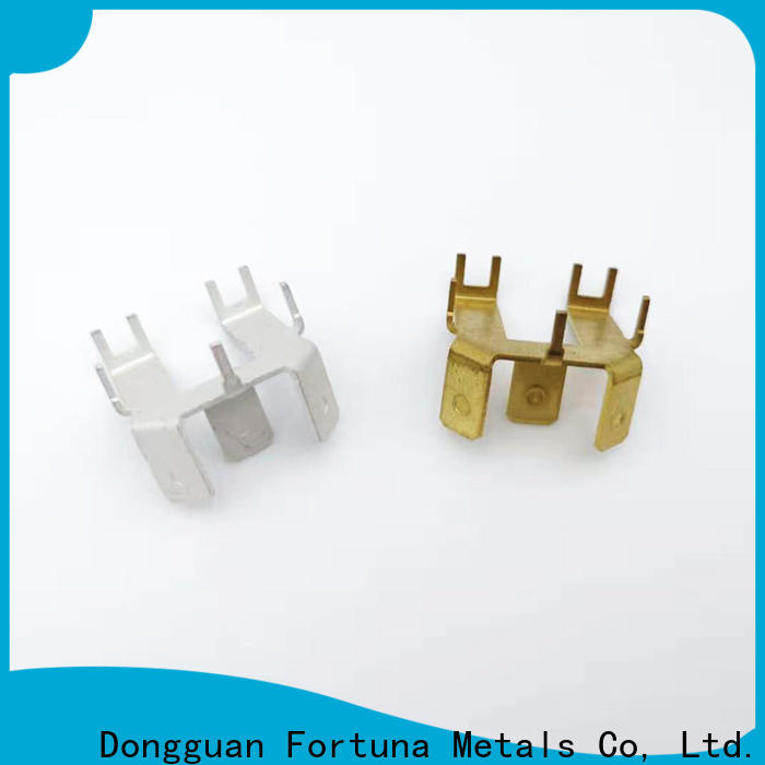 Fortuna discount metal stampings Chinese for electrical terminals for elastic parts