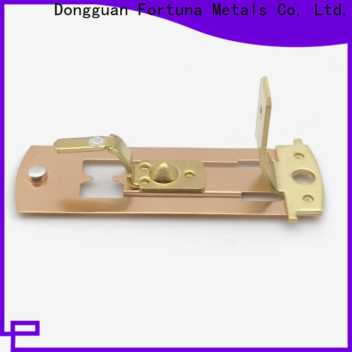 Fortuna metal metal stamping service Chinese for electrical terminals for elastic parts