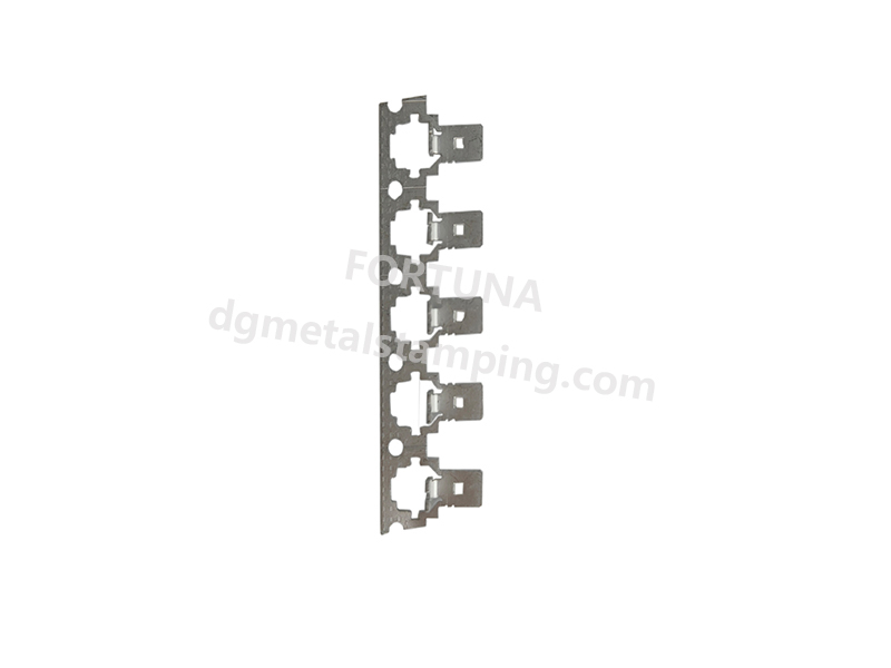 Metal stamping lead frame for socket fixed