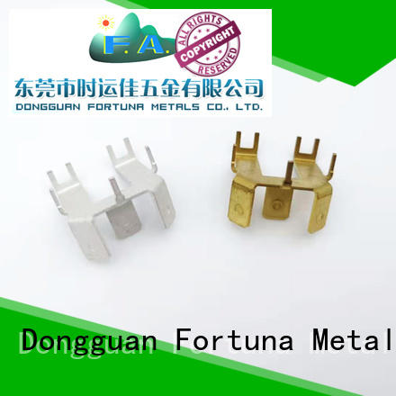 Fortuna accessories metal stampings Chinese for electrical terminals for elastic parts