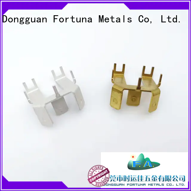 Fortuna metal metal stamping parts maker for electrical terminals for elastic parts