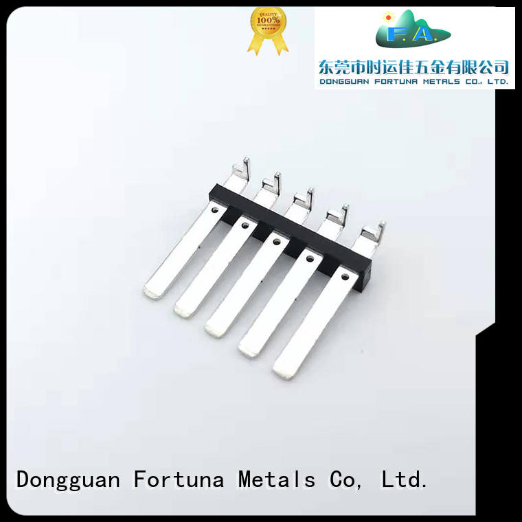 Fortuna utility precision metal stamping for sale for conduction,