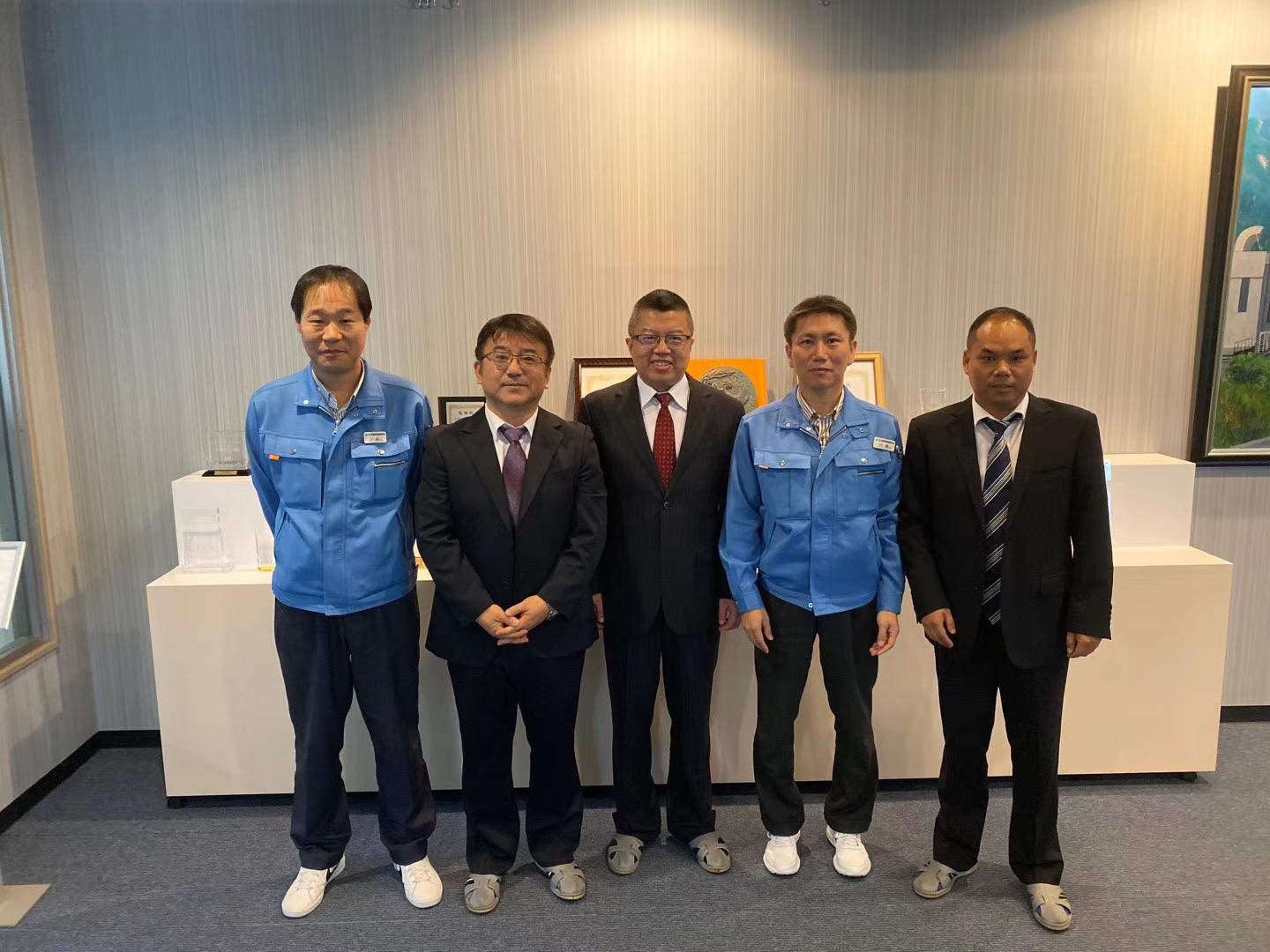 In October 2019, we visited a potential customer in Japan.
