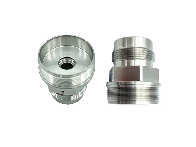 Stainless steel thread turned part